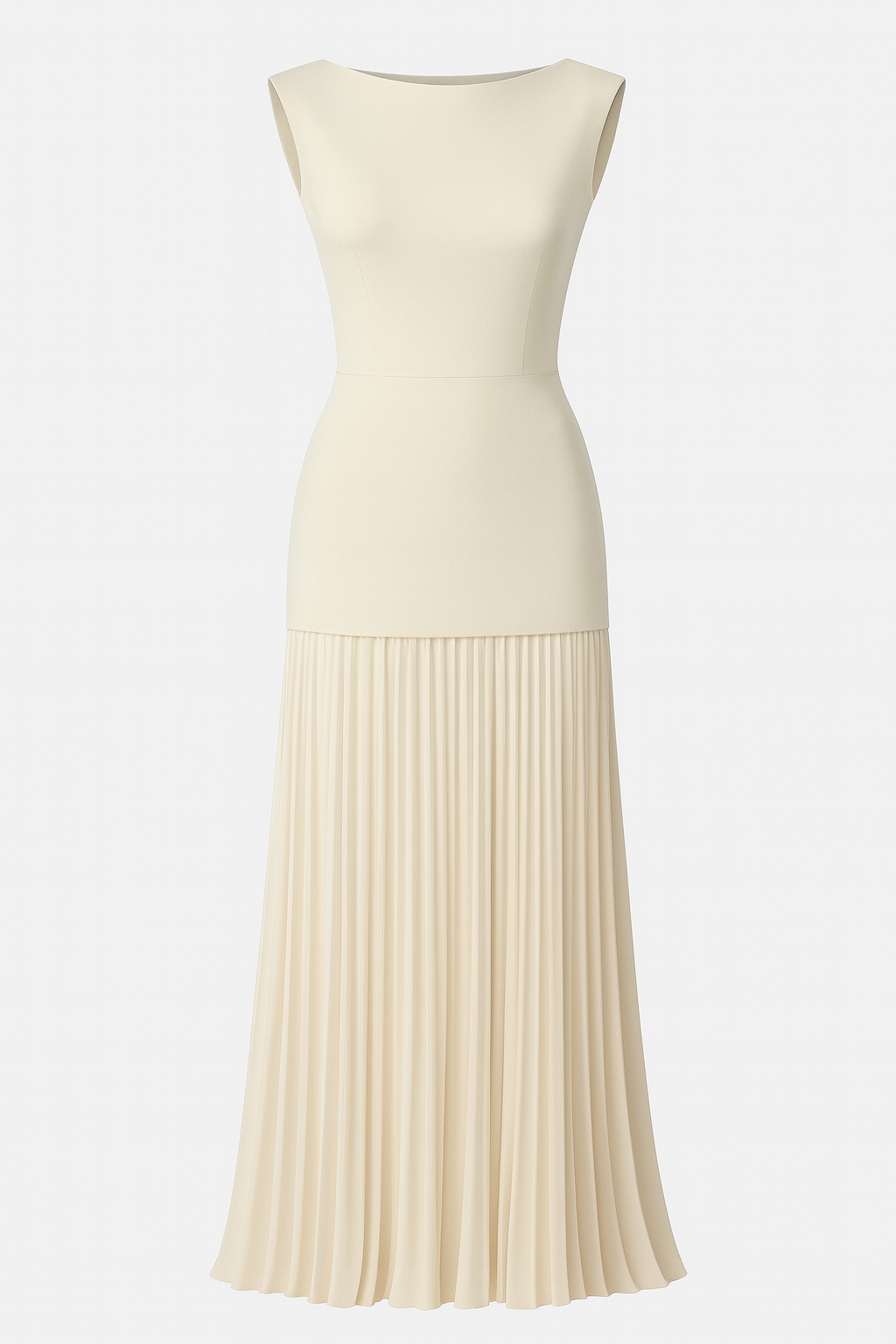 MASN | Pleated Maxi Dress