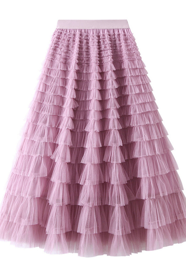 MASN | Tulle Maxi Skirt