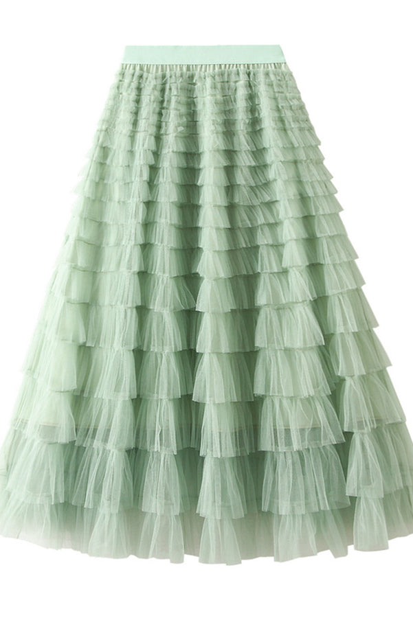 MASN | Tulle Maxi Skirt