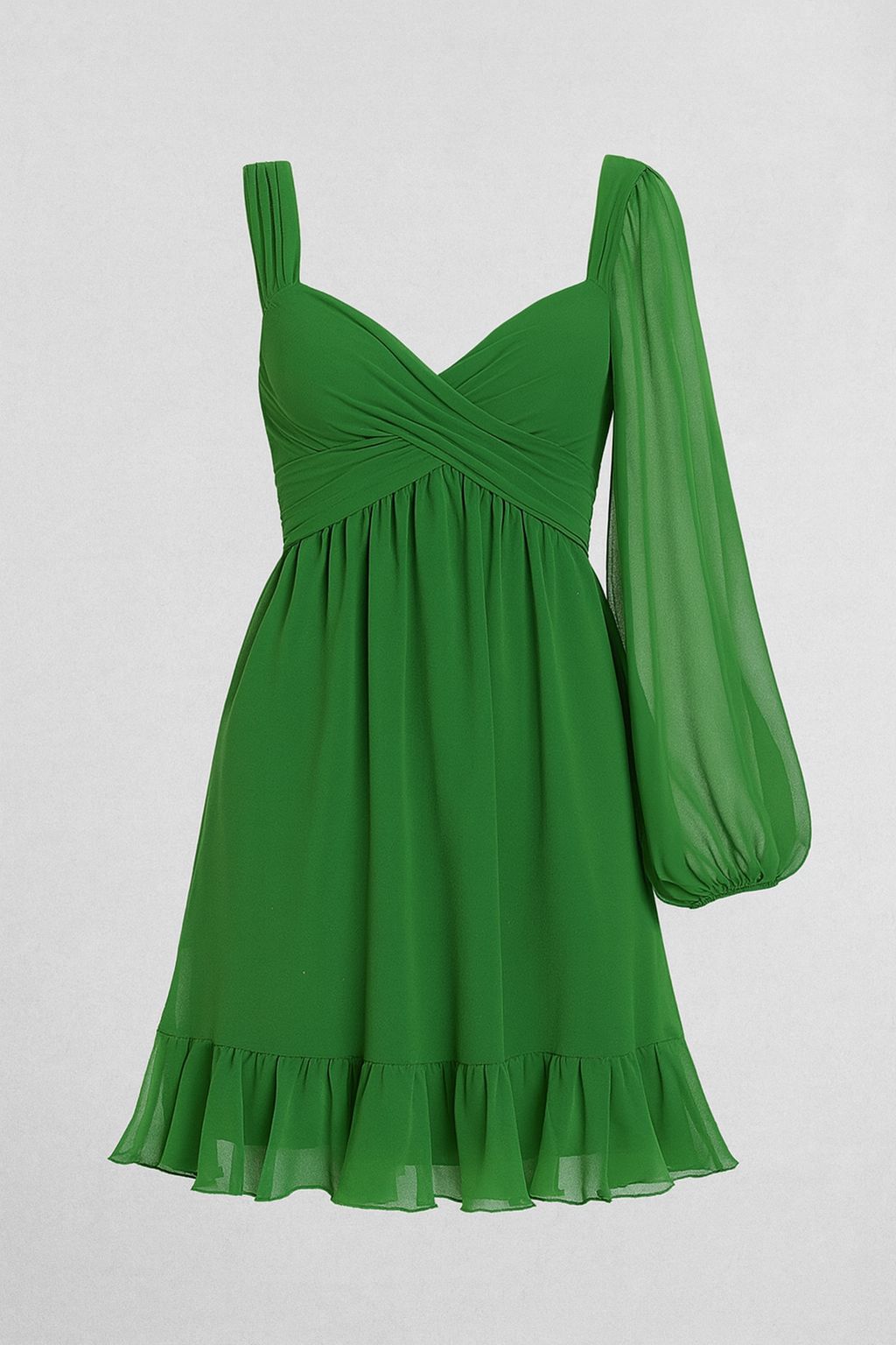 MASN | Elegant Mini Dress With Sleeves