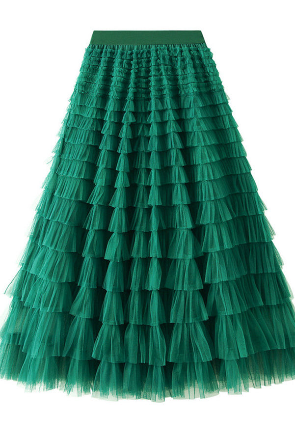 MASN | Tulle Maxi Skirt