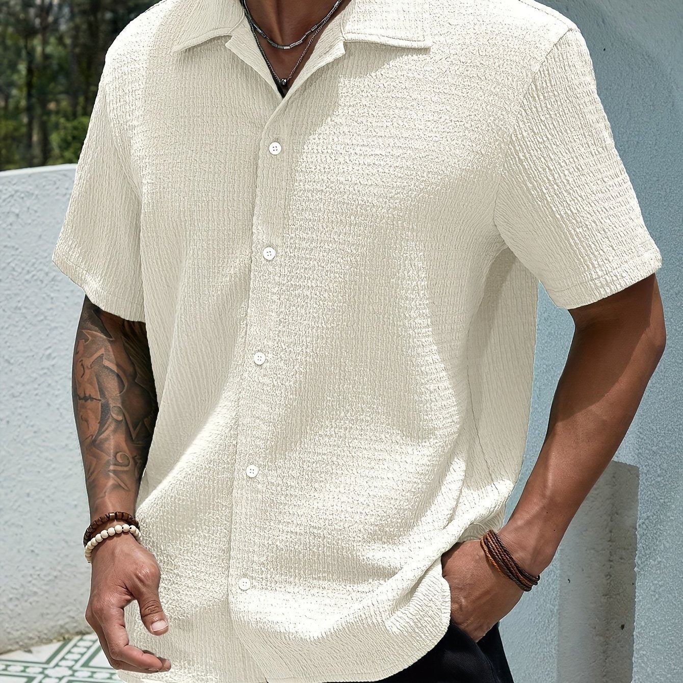 MASN | Texture Short Sleeve