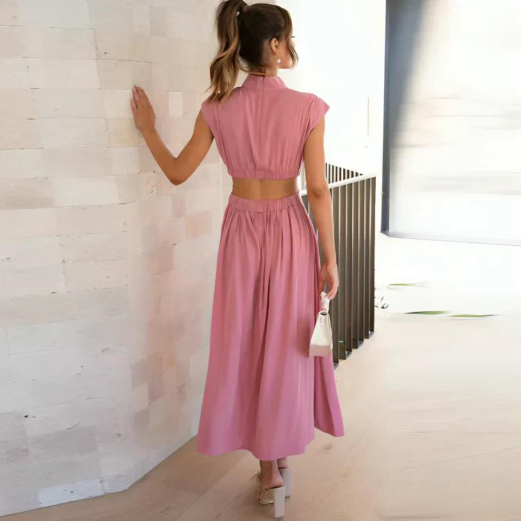 MASN | Long Sleeveless Dress