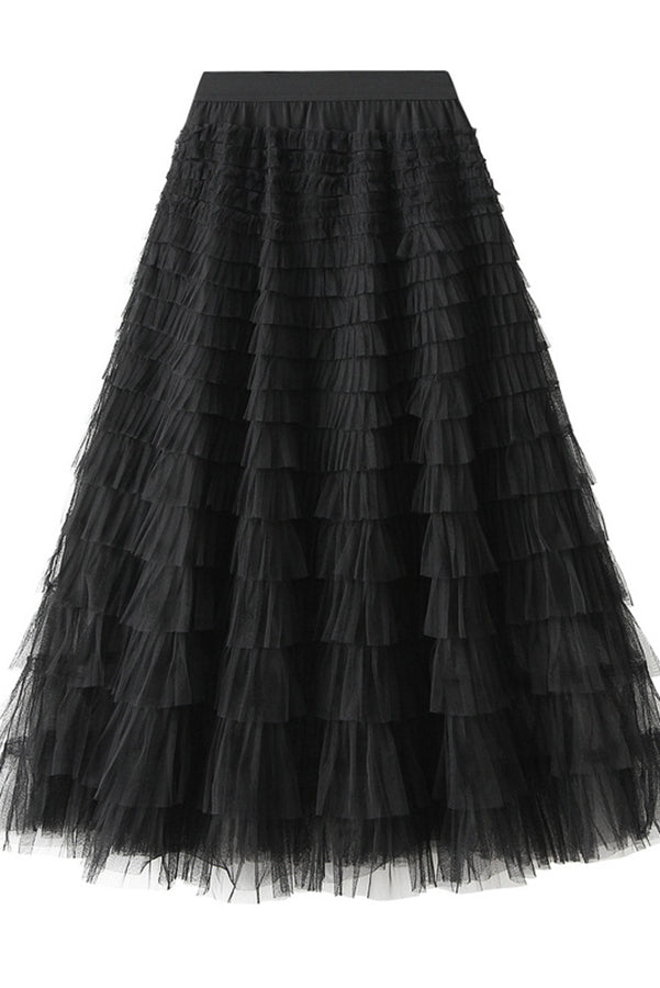 MASN | Tulle Maxi Skirt