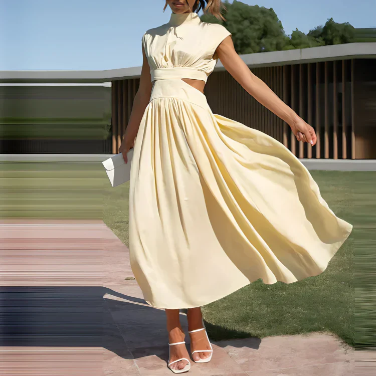 MASN | Long Sleeveless Dress