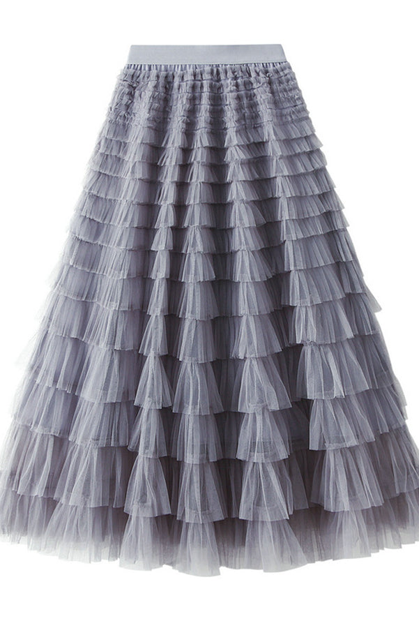 MASN | Tulle Maxi Skirt