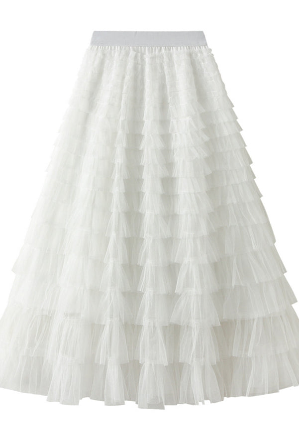 MASN | Tulle Maxi Skirt