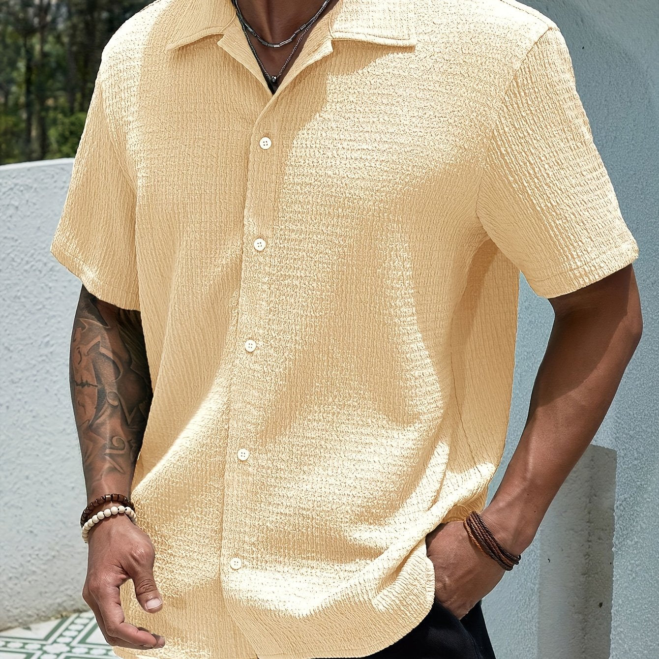 MASN | Texture Short Sleeve