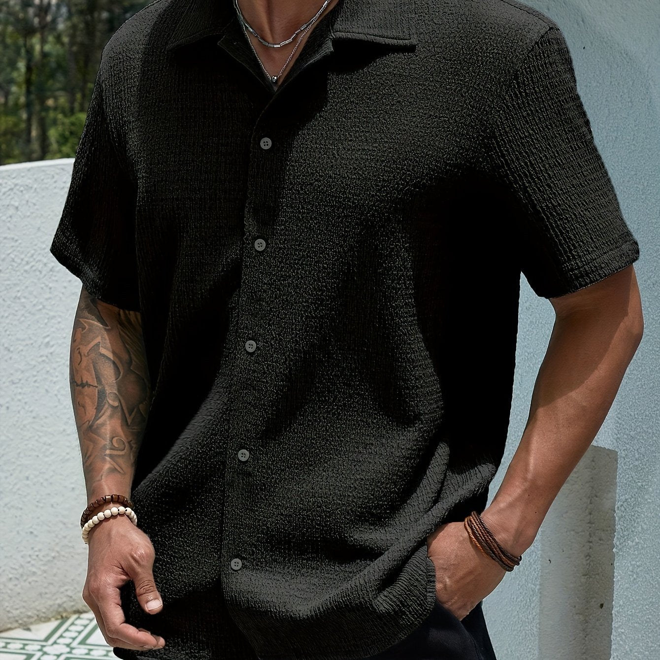 MASN | Texture Short Sleeve