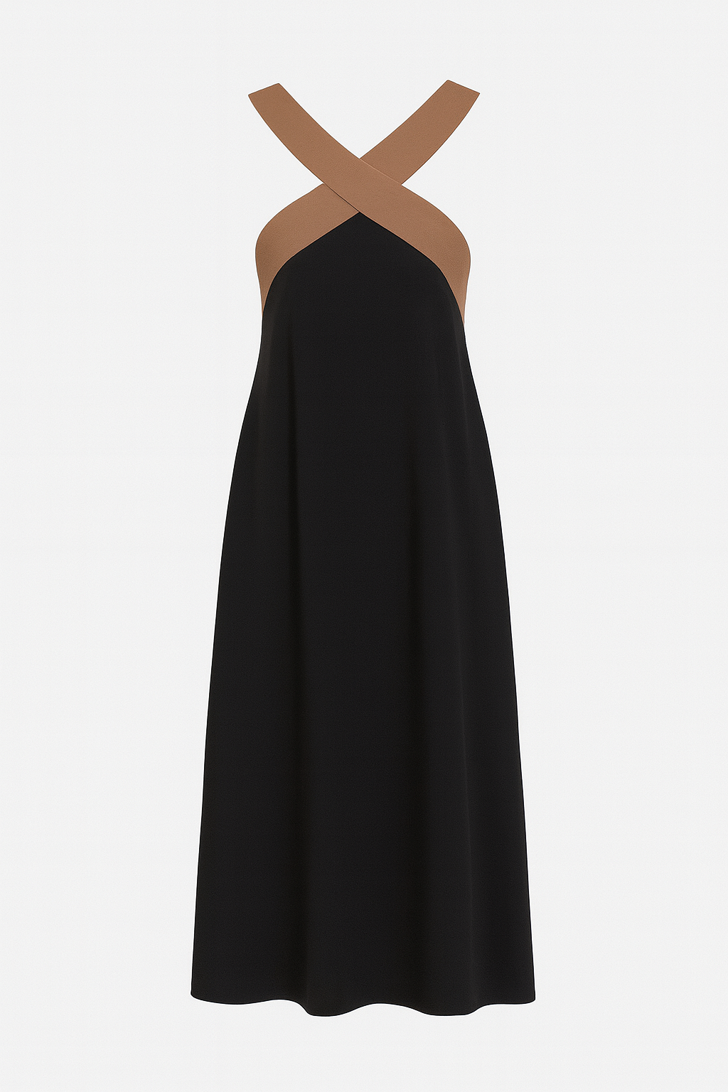 MASN | Breathable Comfortable Crossed Maxi Dress