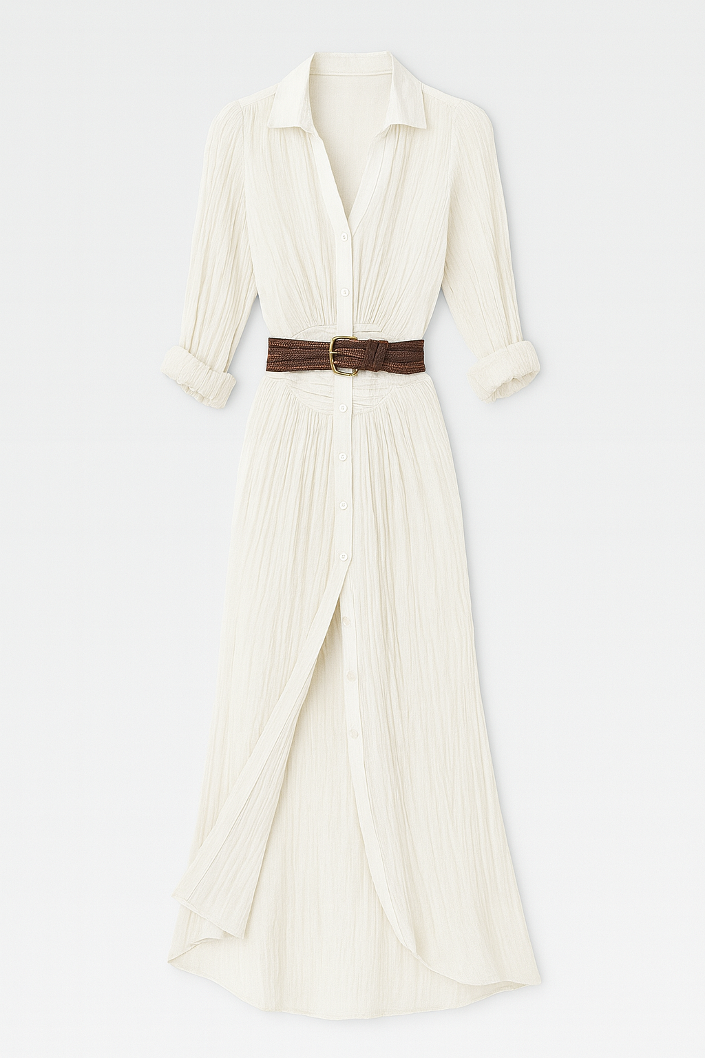 MASN | Chic Maxi Dress Including Belt