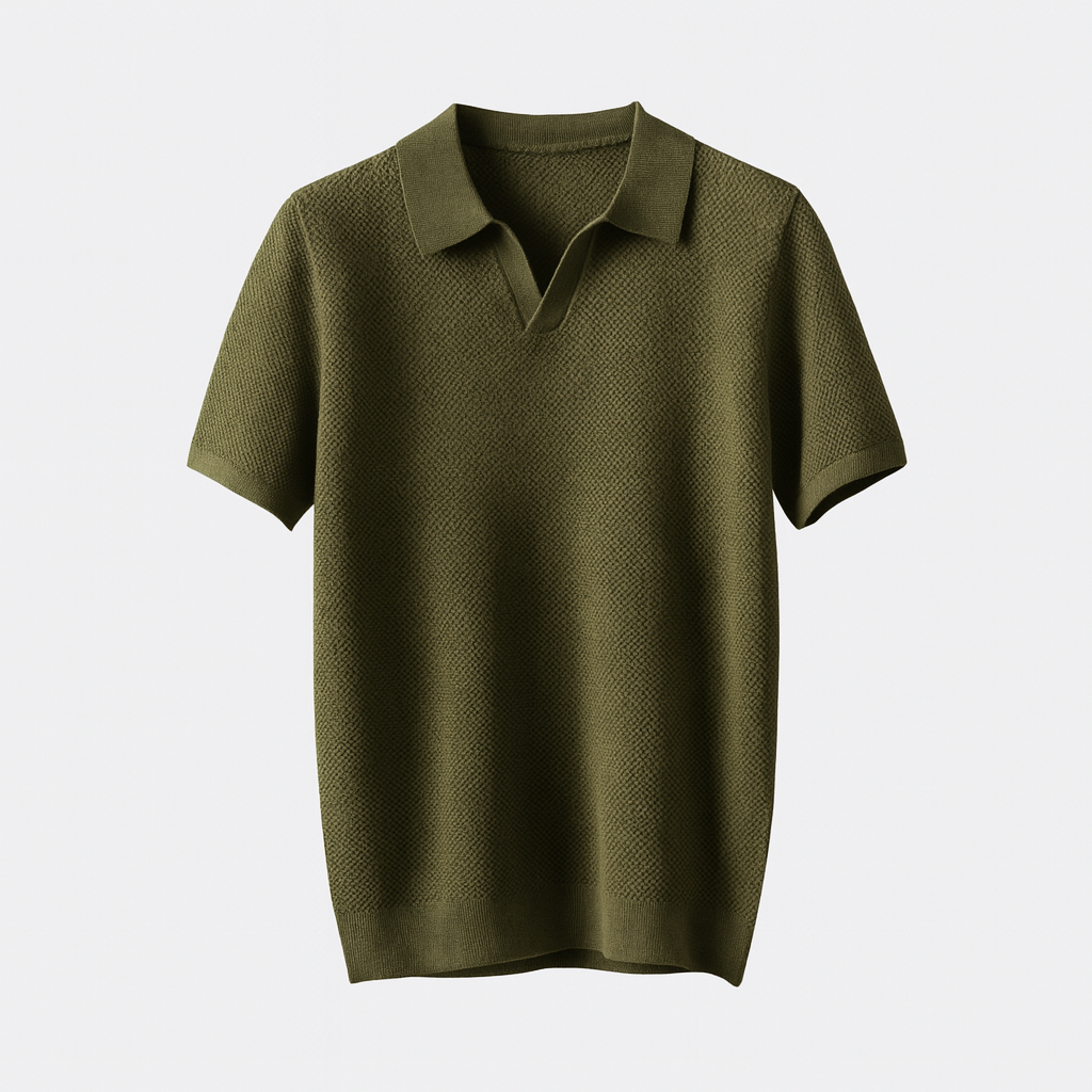 MASN | Knitted Polo Shirt