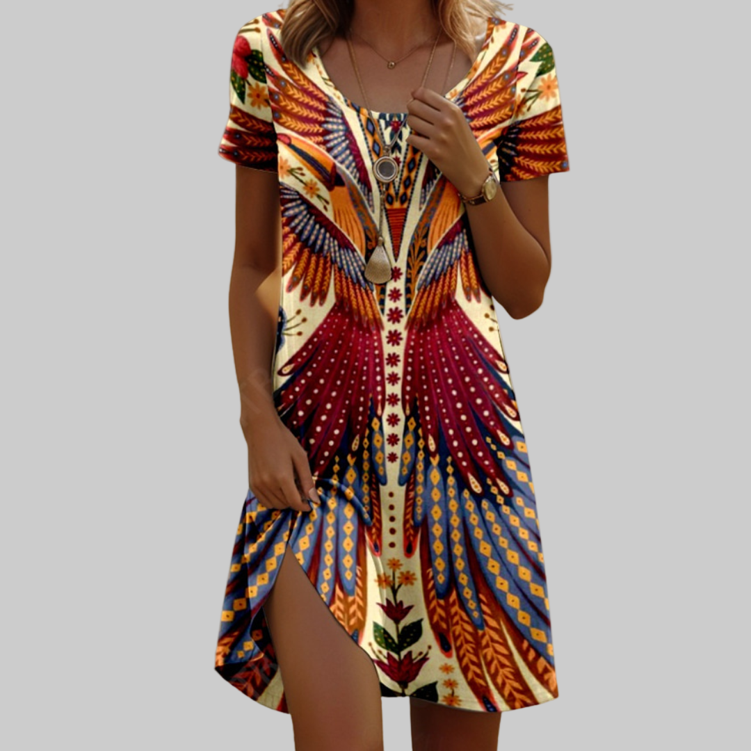 MASN | Boho Comfort Dress