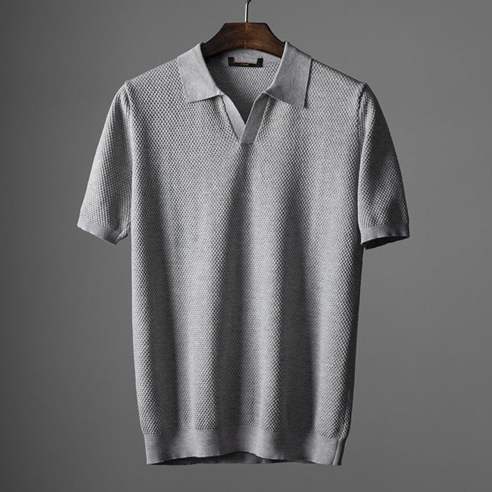 MASN | Knitted Polo Shirt