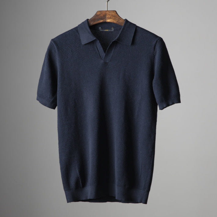 MASN | Knitted Polo Shirt