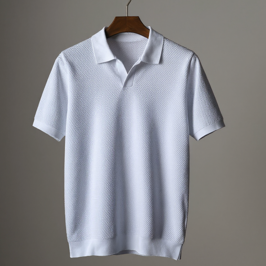 MASN | Knitted Polo Shirt