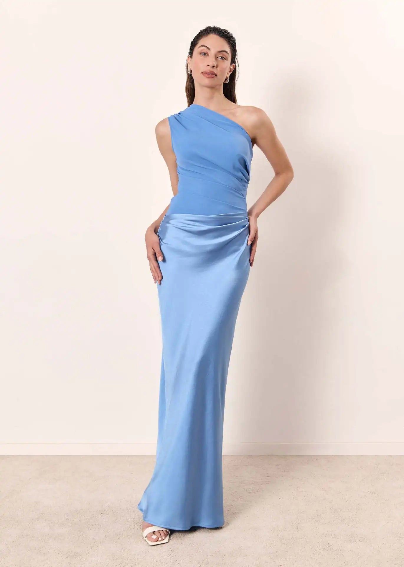 MASN | One-Shoulder Maxi Dress