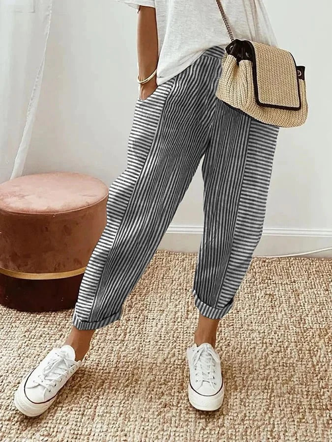 MASN | Striped Trousers