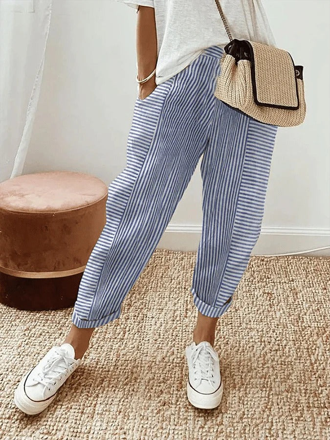 MASN | Striped Trousers