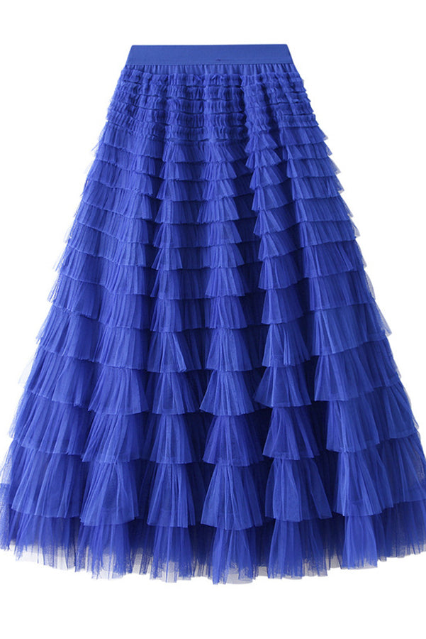 MASN | Tulle Maxi Skirt