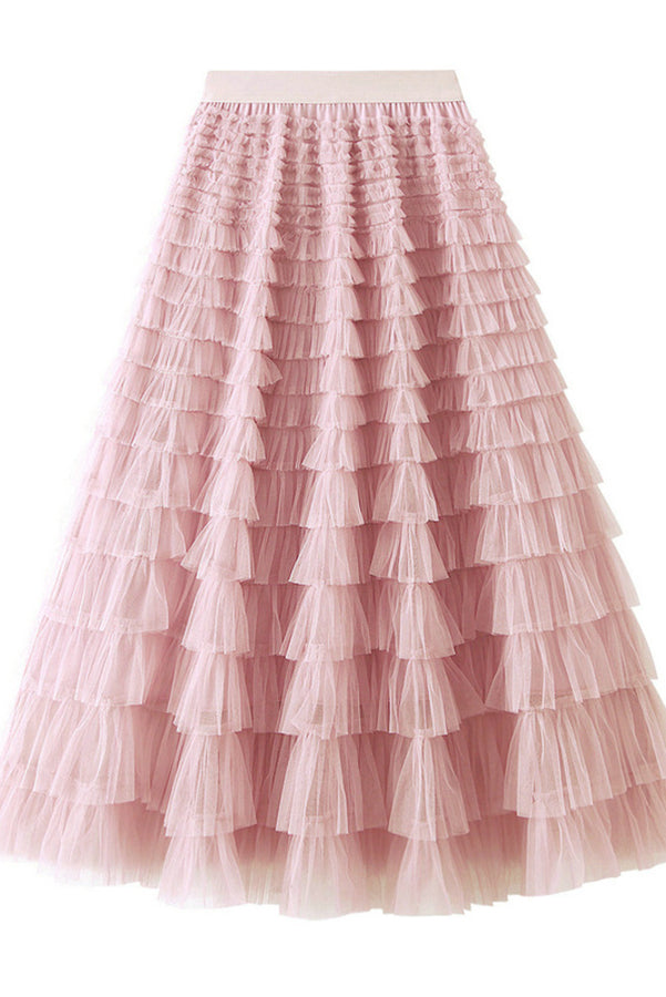 MASN | Tulle Maxi Skirt