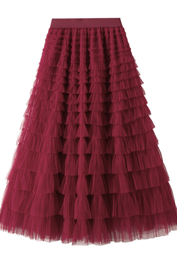 MASN | Tulle Maxi Skirt