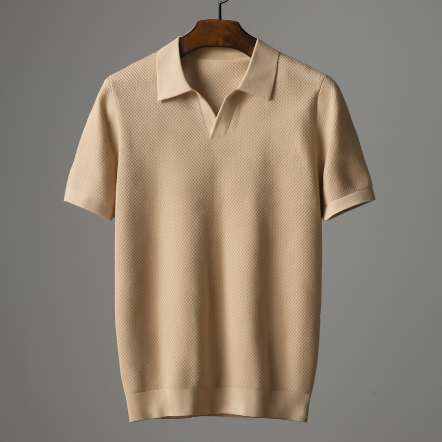 MASN | Knitted Polo Shirt