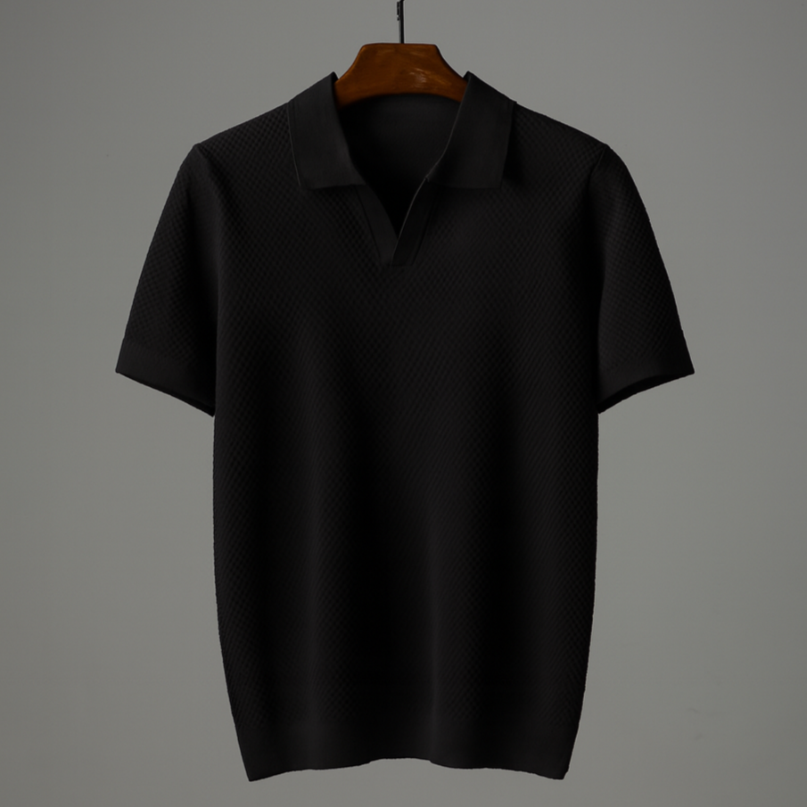 MASN | Knitted Polo Shirt