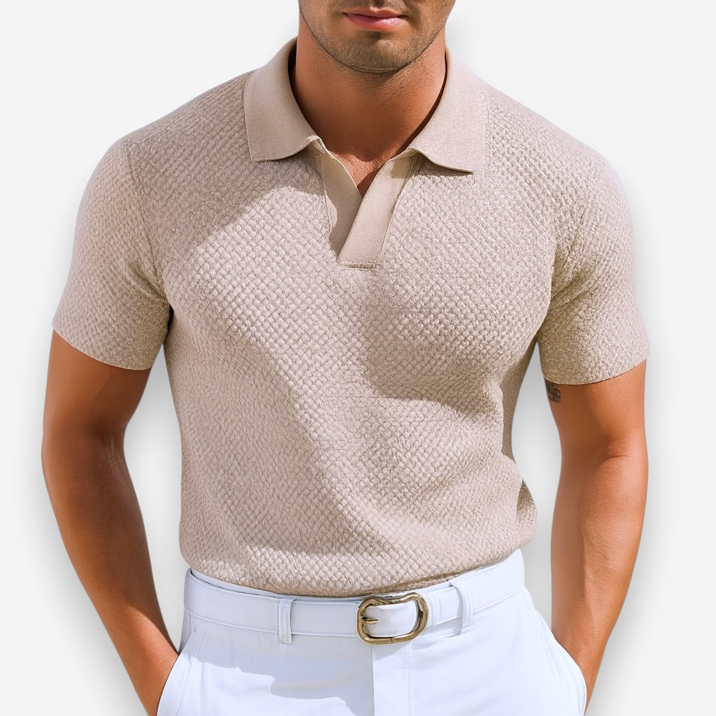MASN | Knitted Polo Shirt