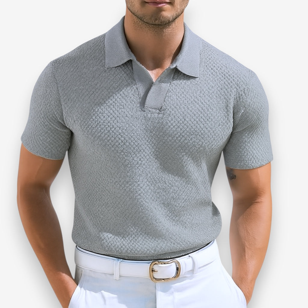 MASN | Knitted Polo Shirt