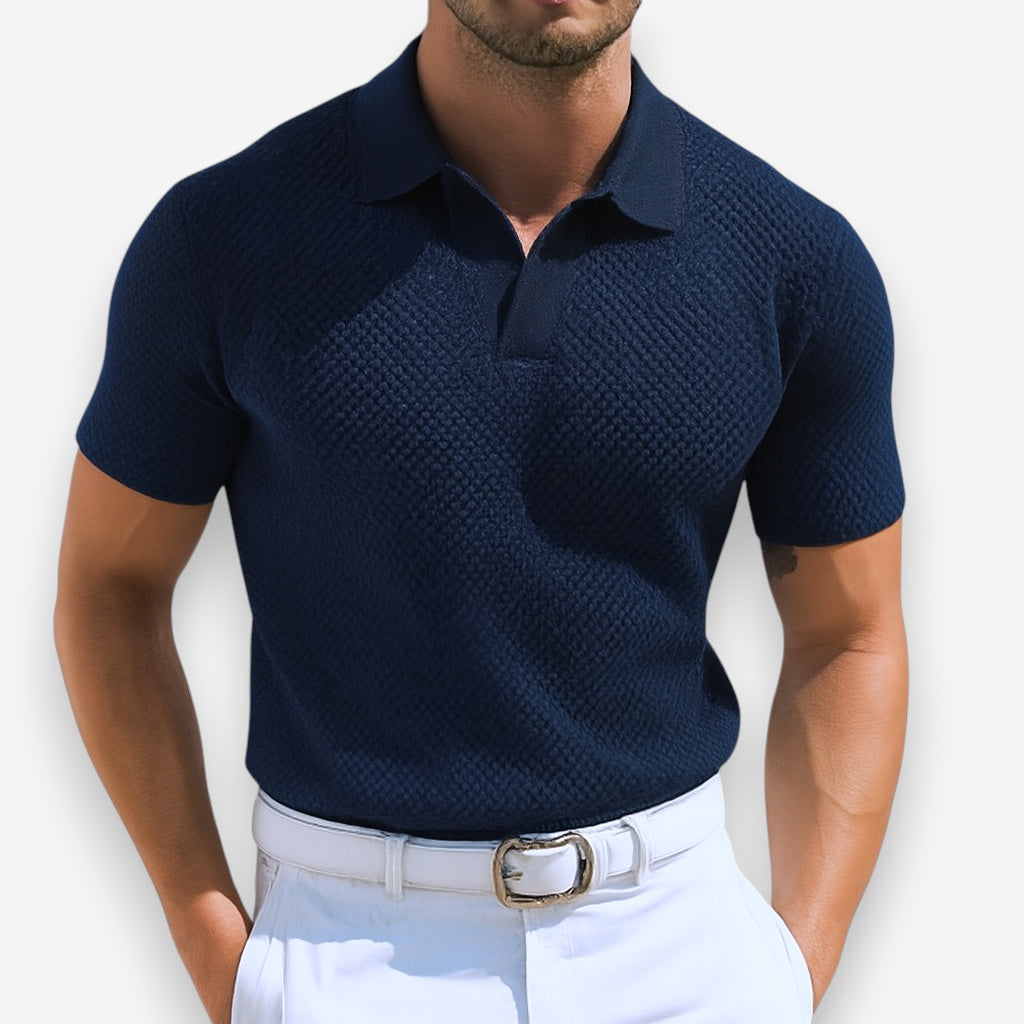 MASN | Knitted Polo Shirt