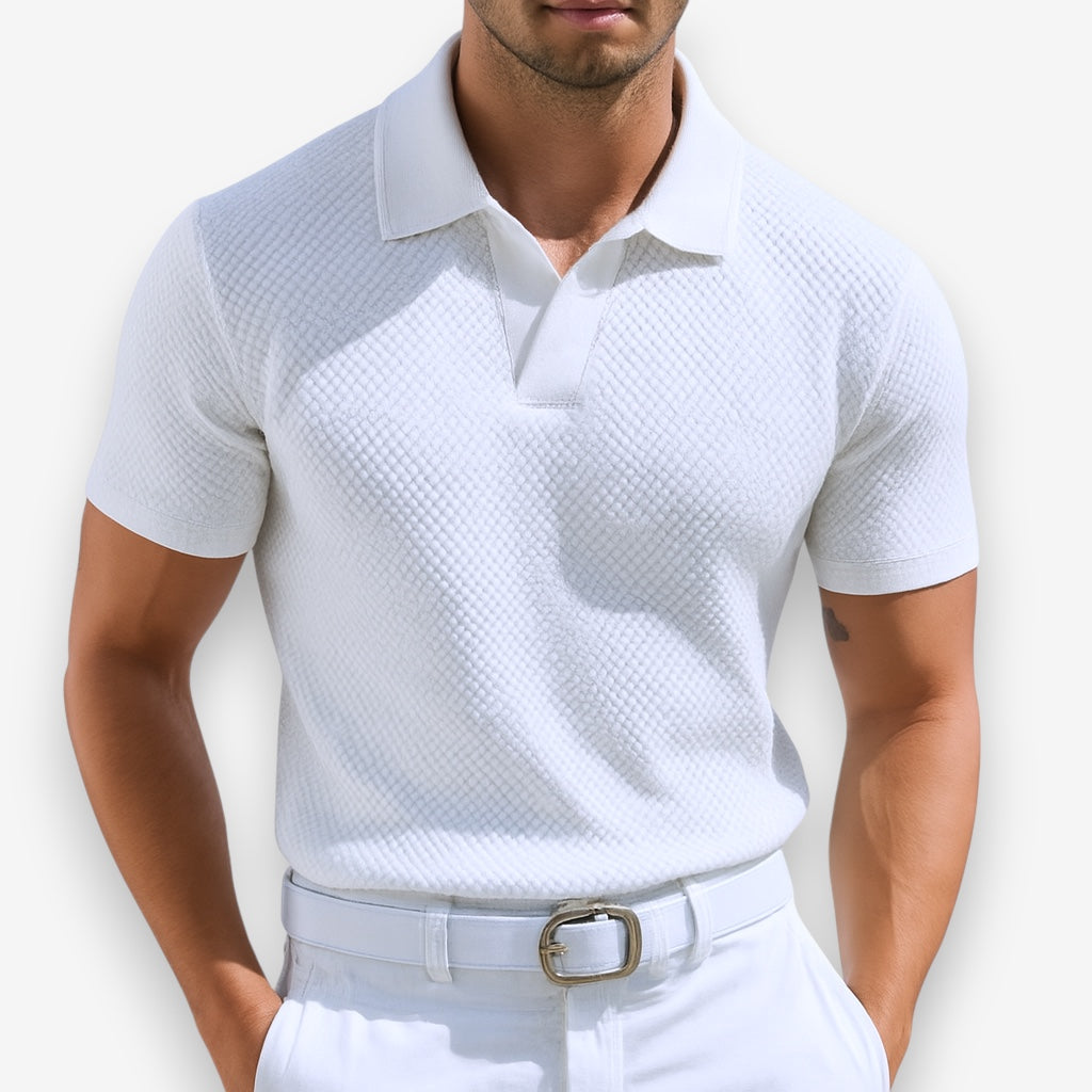 MASN | Knitted Polo Shirt