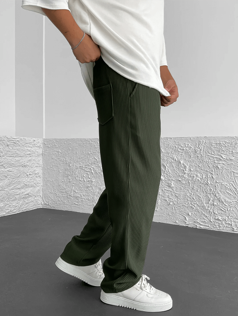MASN | Ribbed Trousers