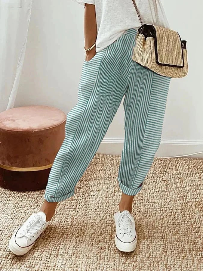 MASN | Striped Trousers