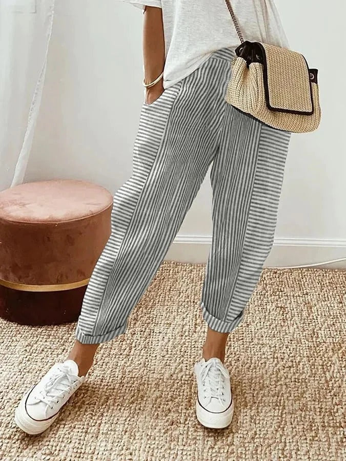 MASN | Striped Trousers