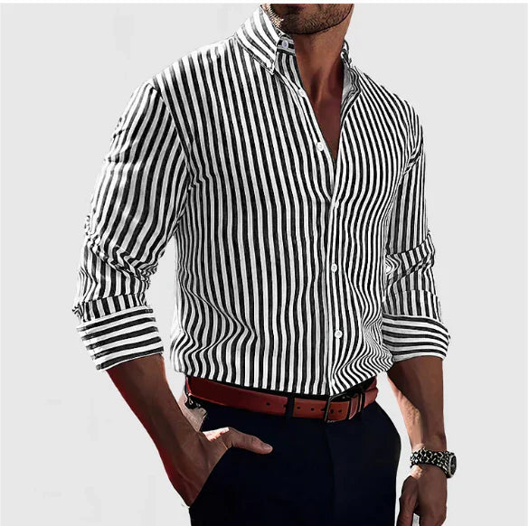 MASN | Elegant Stripped Shirt