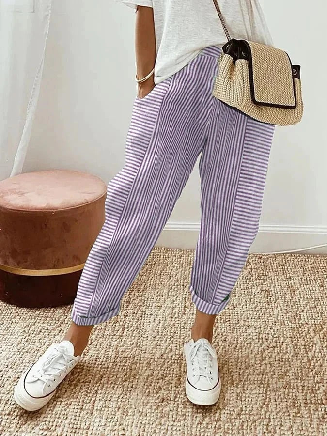 MASN | Striped Trousers
