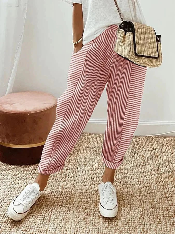 MASN | Striped Trousers