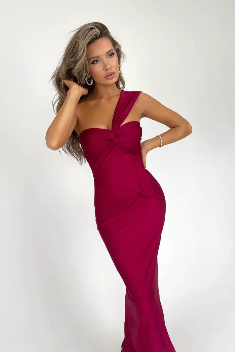 MASN | Elegant Shoulder Dress